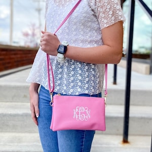 Monogrammed Girls Crossbody Purse | Crossbody Bag for Teens|Personalized Crossbody Purse for Girls|Personalized Gift for Daughter|for Friend