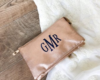 Monogram Bridesmaid Gift | Personalized Bridesmaid Bag | Bridesmaid Gift | Wedding Gift for Bridal Party | Gift for Bridesmaids |  Monroe