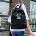 Personalized Backpack Purse, Monogram Backpack Purse Women, Backpack Womens, Vegan Leather Backpack, Mini Backpack, Black Backpack, Raleigh