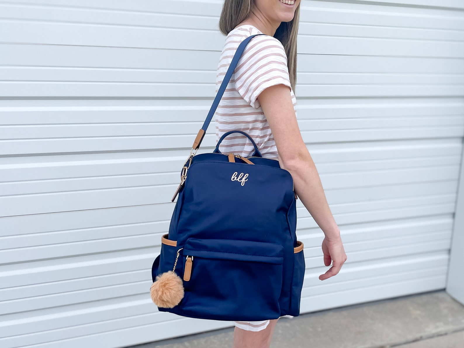 Monogrammed Laptop Backpack Women Laptop Bag Women Work Bag Etsy