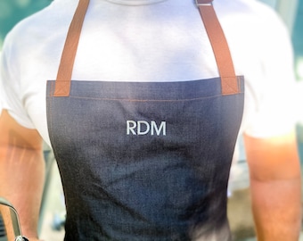 Grilling Gifts for him, Grill Gifts for Dad, Grill Apron for Men, Personalized Christmas Gift for Men,Gift for Brother in law,Boyfriend Gift