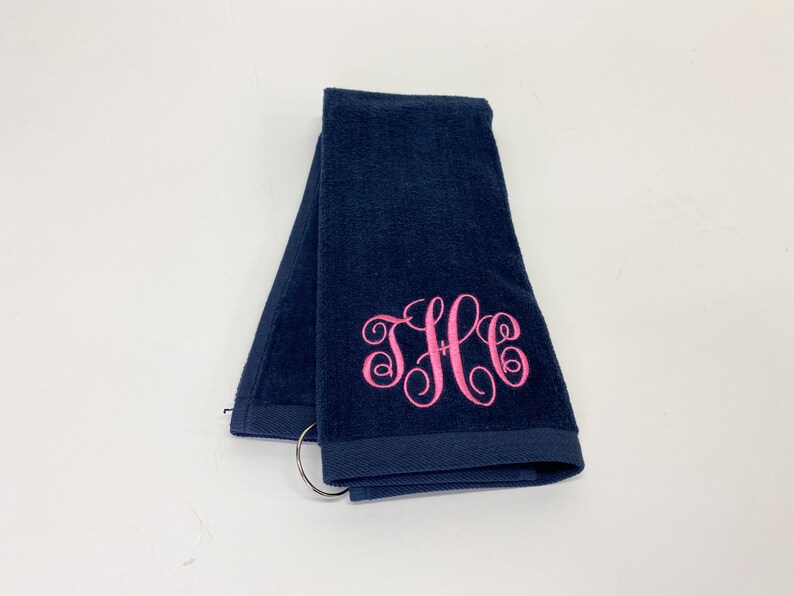 Golf Towel for Women, Ladies Golf Towel, Monogrammed Golf Towel, Personalized Golf Towel, Personalized Gift for Her, Mothers Day Gift image 4