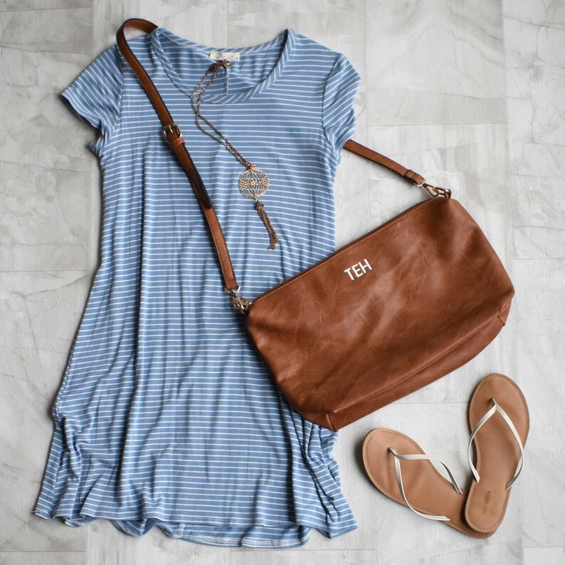 Monogram Crossbody Monogrammed Crossbody Bag Personalized Etsy