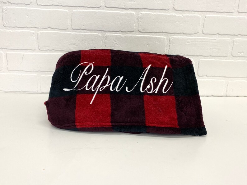 Personalized Throw Blanket for Adults Monogrammed Blanket Etsy