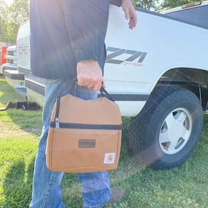 Personalized Lunch Box for Men, Mens Cooler Bag, Personalized Coolers for Men, Monogrammed Lunch Box, Lunch Bag, Personalized Gifts for Him image 6