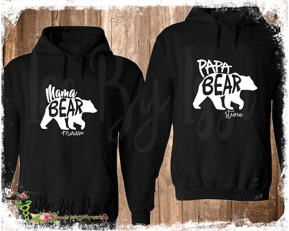 VENTA Papa y mama OSO OSO sudaderas personalizadas -  México