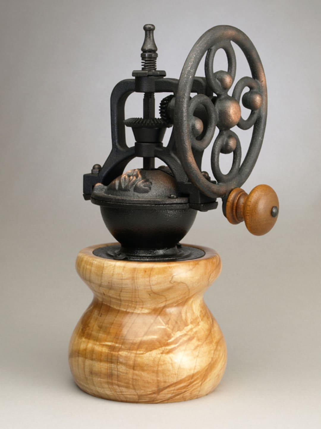 Antique Style Coffee Grinder in Spalted Maple Etsy Canada