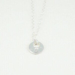 Dainty Sterling Silver Necklace, Simple Necklace, Delicate Necklace, Initial Necklace, Personalized Necklace