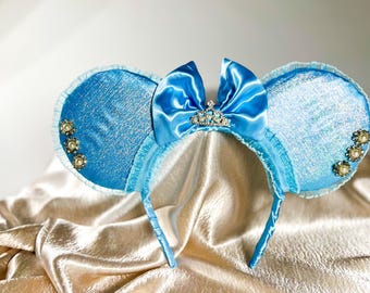 Mickey Ears, Minnie Ears, Mouse ears with flexible headband, No headache Disney Ears, Elsa mouse ears, frozen Minnie ears