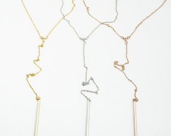 Collier Lariat, Collier simple,Collier délicat, , Collier demoiselle d’honneur, Collier Superposition