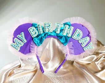 Mickey Ears, Minnie Ears, Mouse ears with flexible headband, No headache Disney Ears, Birthday mouse ears