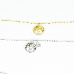 Family Tree Necklace, Simple Necklace, Delicate Necklace, Family Necklace, Mothers Necklace, Layering Necklace, Grandmothers Necklace