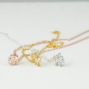 Olifantketting, vrouwenclubketting, eenvoudige ketting, minimalistische ketting
