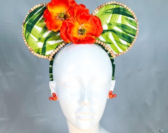 Mickey Ears, Minnie Ears, Mouse ears with flexible headband, No headache Disney Ears, Moana mouse ears, Moana Minnie ears