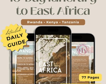 Itinerario di 16 giorni in Africa orientale: Ruanda, Kenya e Tanzania.