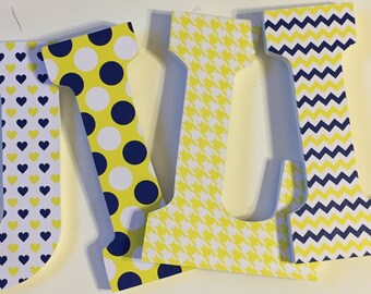 baby nursery letters, decorative letters for dorm room, girl letters wood, wall letters, hanging name letters, names for girls, Jill baby