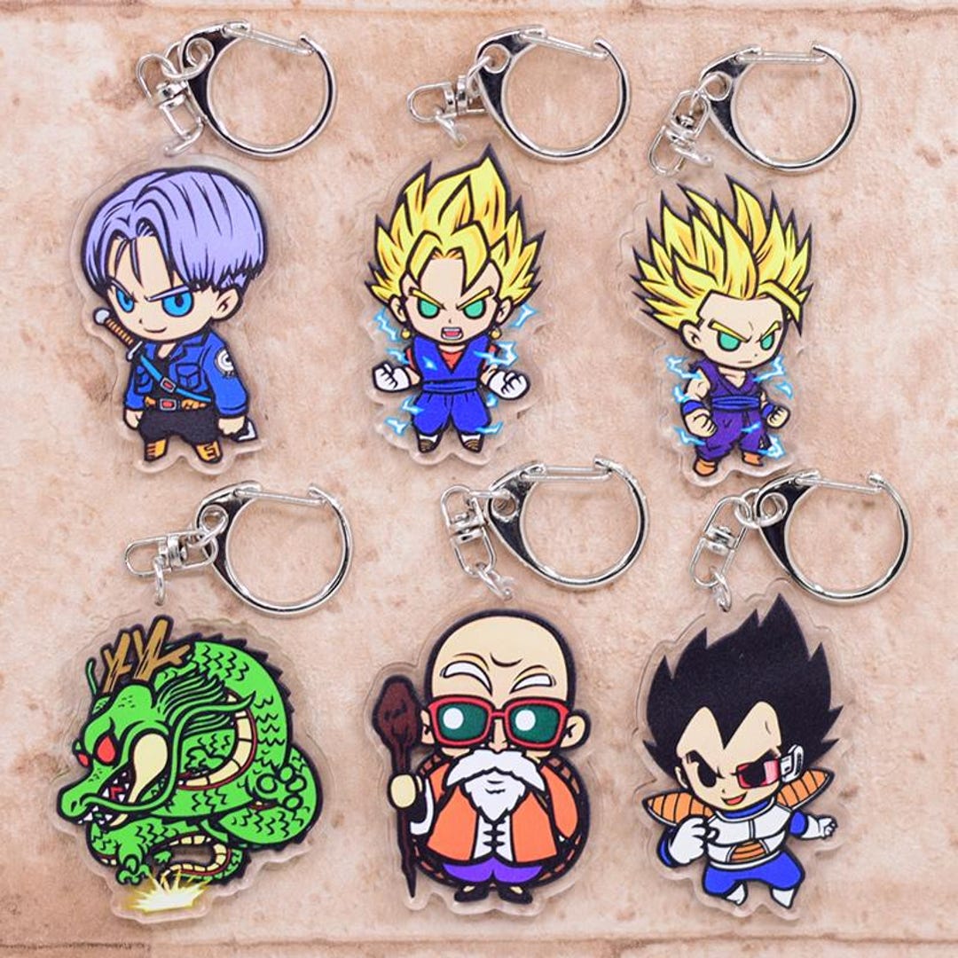 Acrylic Keychain Dragon Ball Cute Anime Cartoon 11 - Etsy
