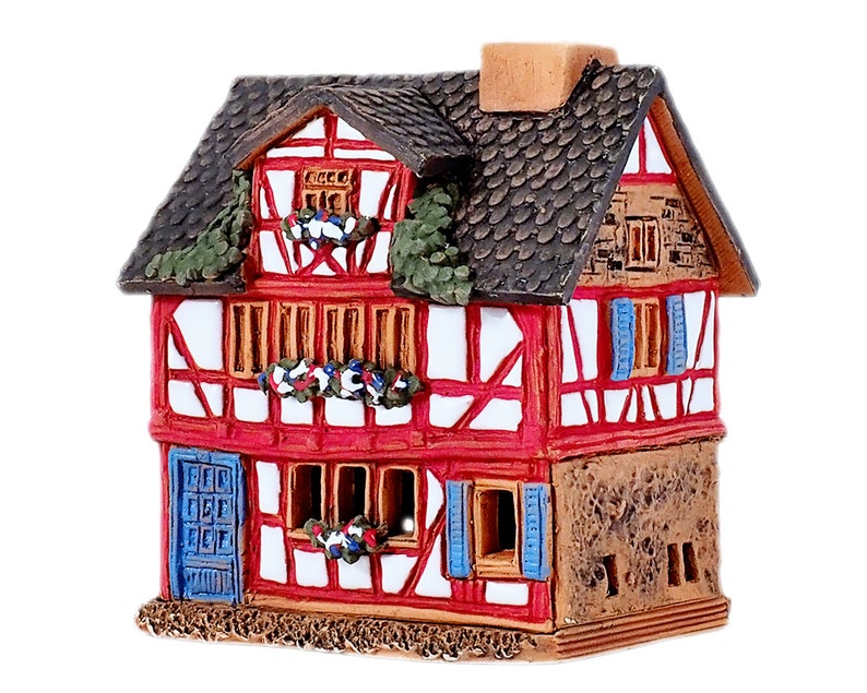 Midene Ceramic House Cone Incense Holders Incense Burners Etsy