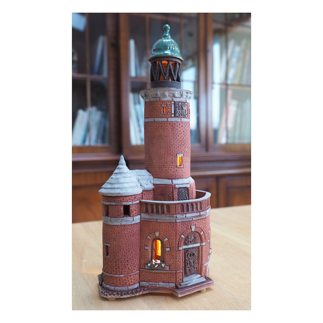 Handcrafted Ceramic Tealight Holder - Miniature Replica of the ...