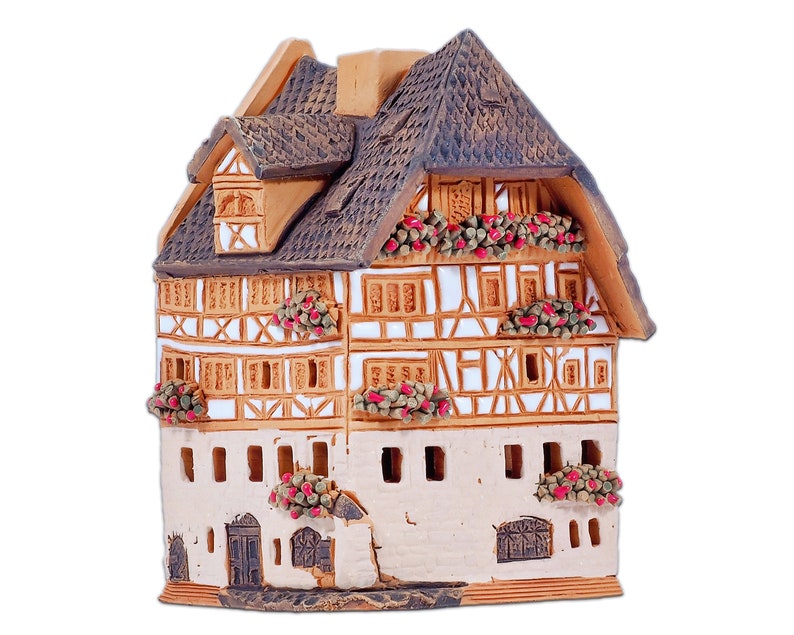 Midene Ceramic House Cone Incense Holder Incense Burner Etsy