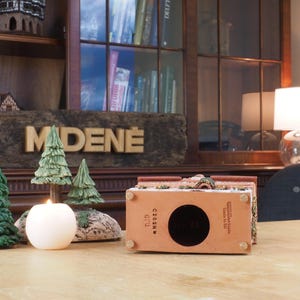 Ceramic house miniature house replica of Old Town Hall in Tübingen Tea light Candle Holder Collectible Handmade Collectible clay house  C283