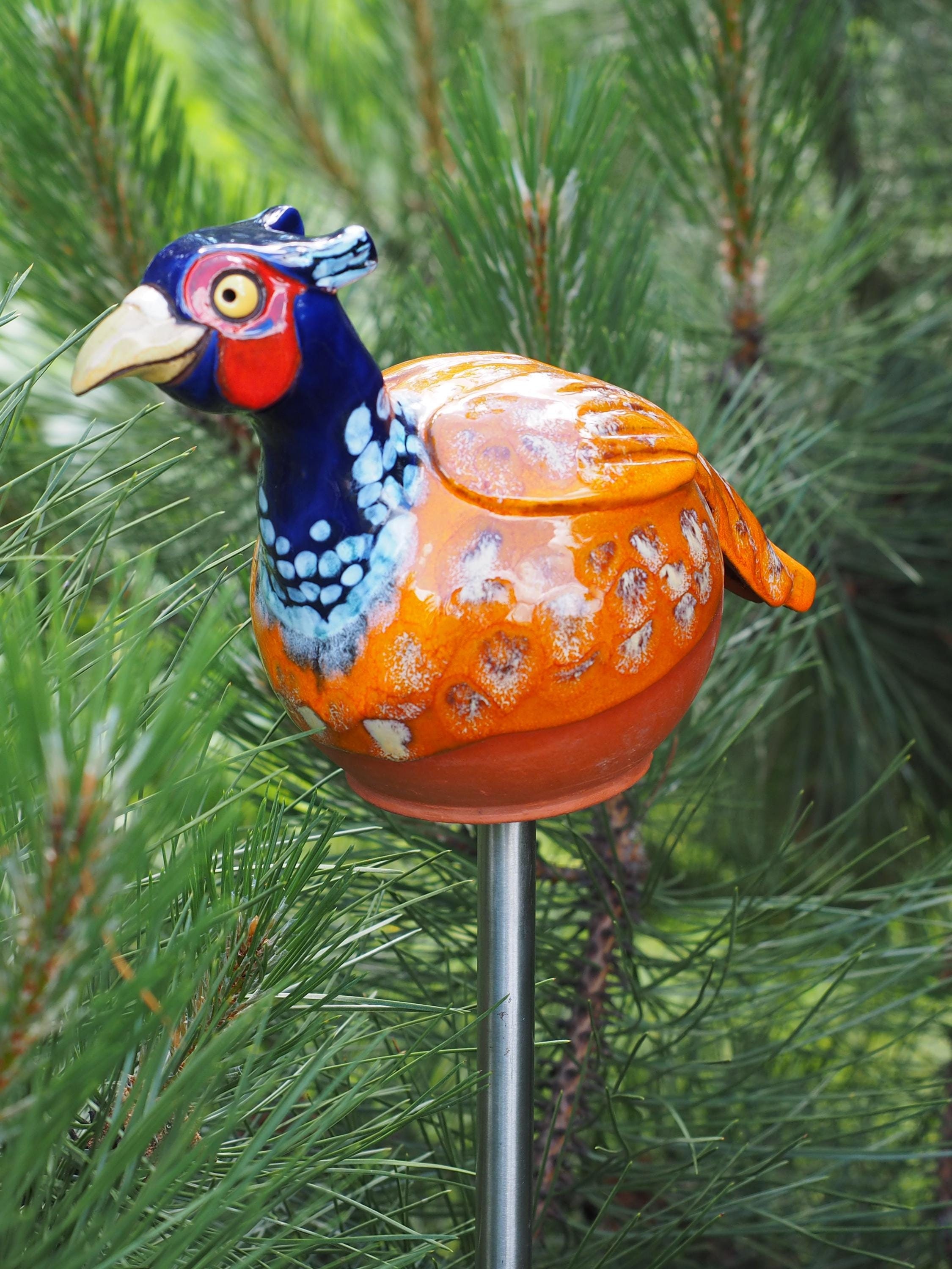 Gartenstecker keramik frostfest