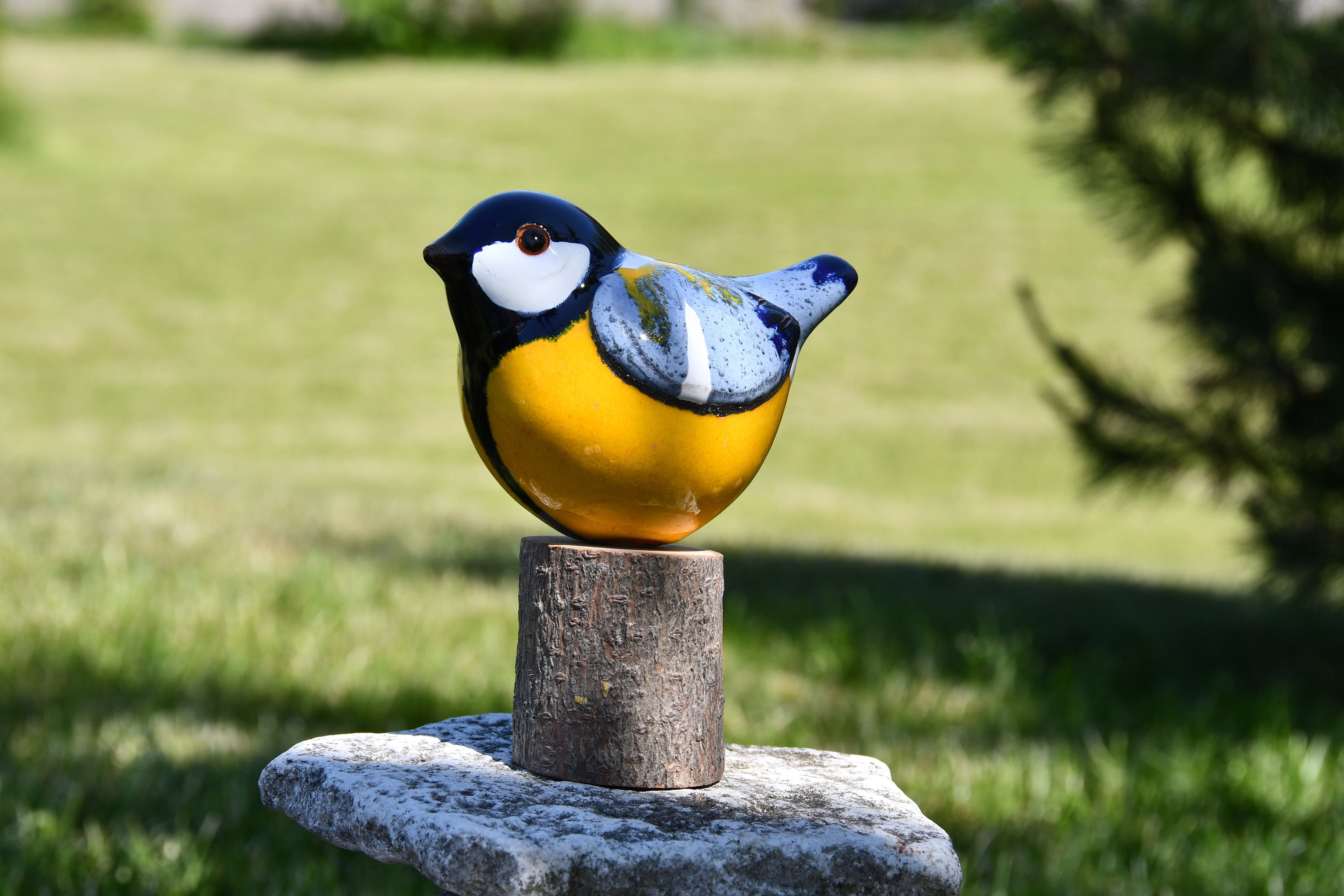 4er-Set Harz-Vogel-Figuren – Süße Deko-Vögel Für Garten, Balkon Oder Innenraum