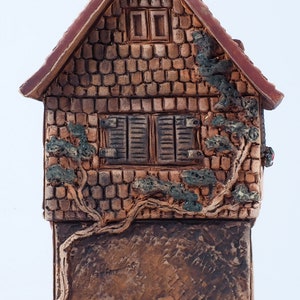 Bougeoir photophore pour maison en céramique Midene Décoration d'intérieur Réplique de maison miniature à collectionner de la maison historique à Bernkastel-Kues R255 image 6
