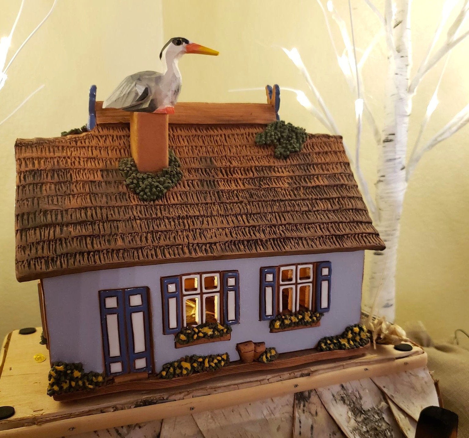 Midene セラミックハウス ティーライト キャンドルホルダー リトアニア