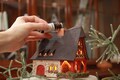 Rothenburg Germany Old Smithy House Miniature – Handmade Ceramic Tealight Candle Holder, Historical Building Replica Decor