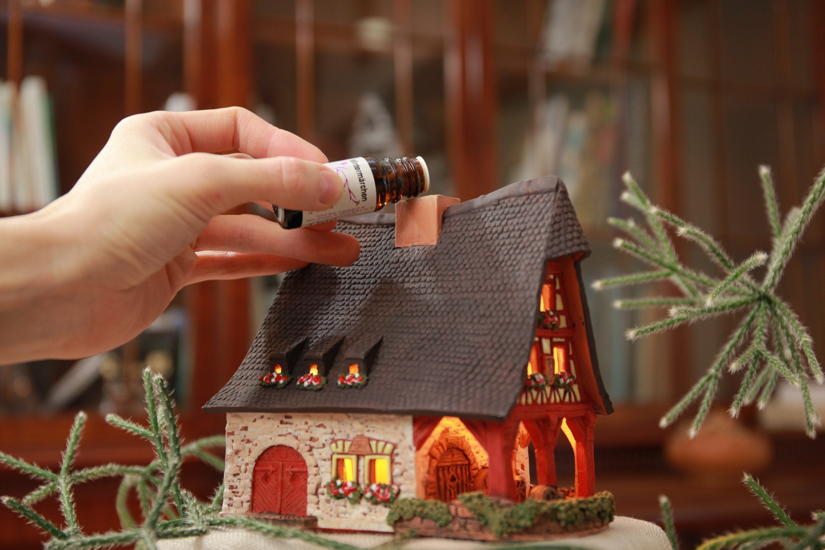 Rothenburg Germany Old Smithy House Miniature – Handmade Ceramic
