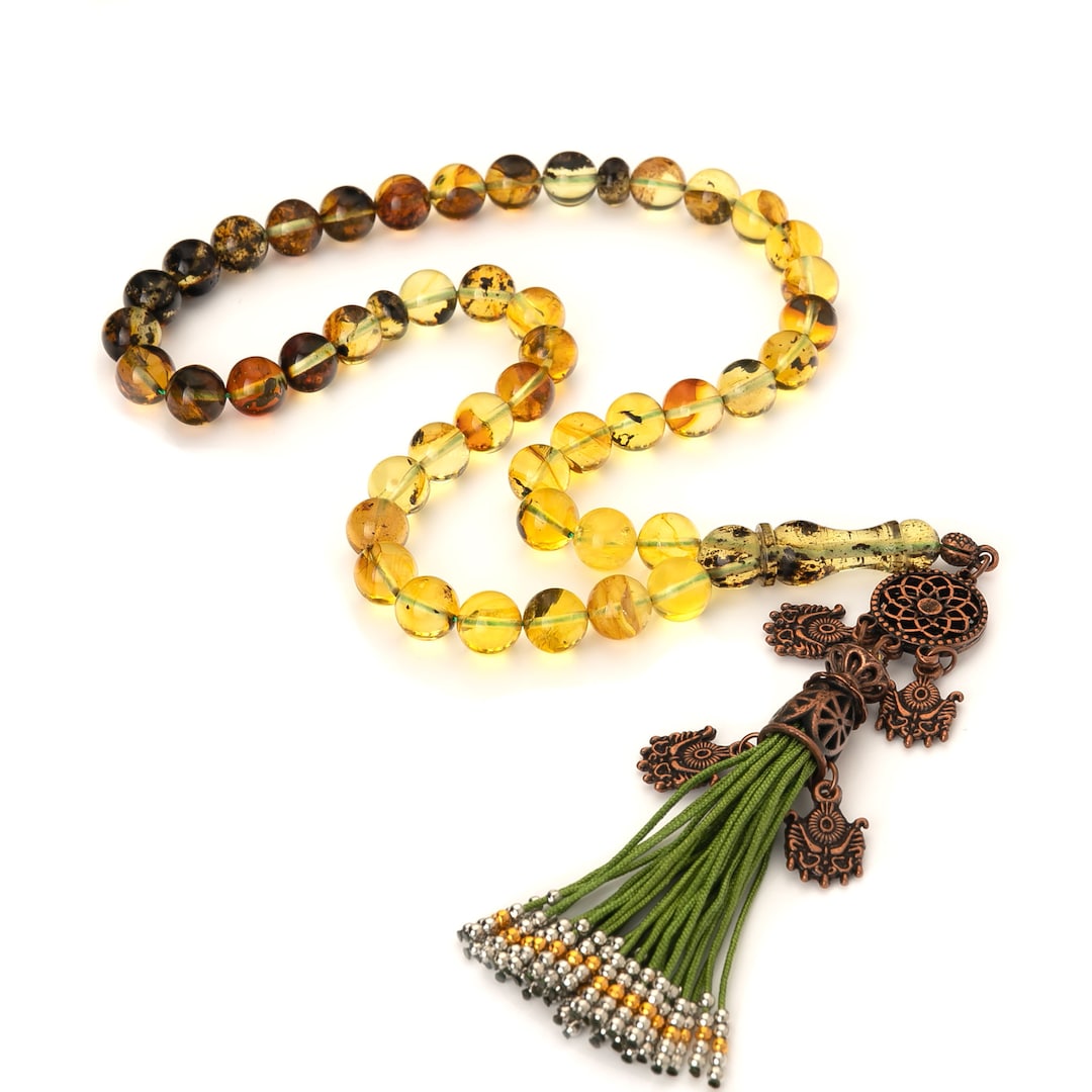 natural-amber-tasbih-45-islamic-prayer-beads-34g-misbaha-tesbih-sibha