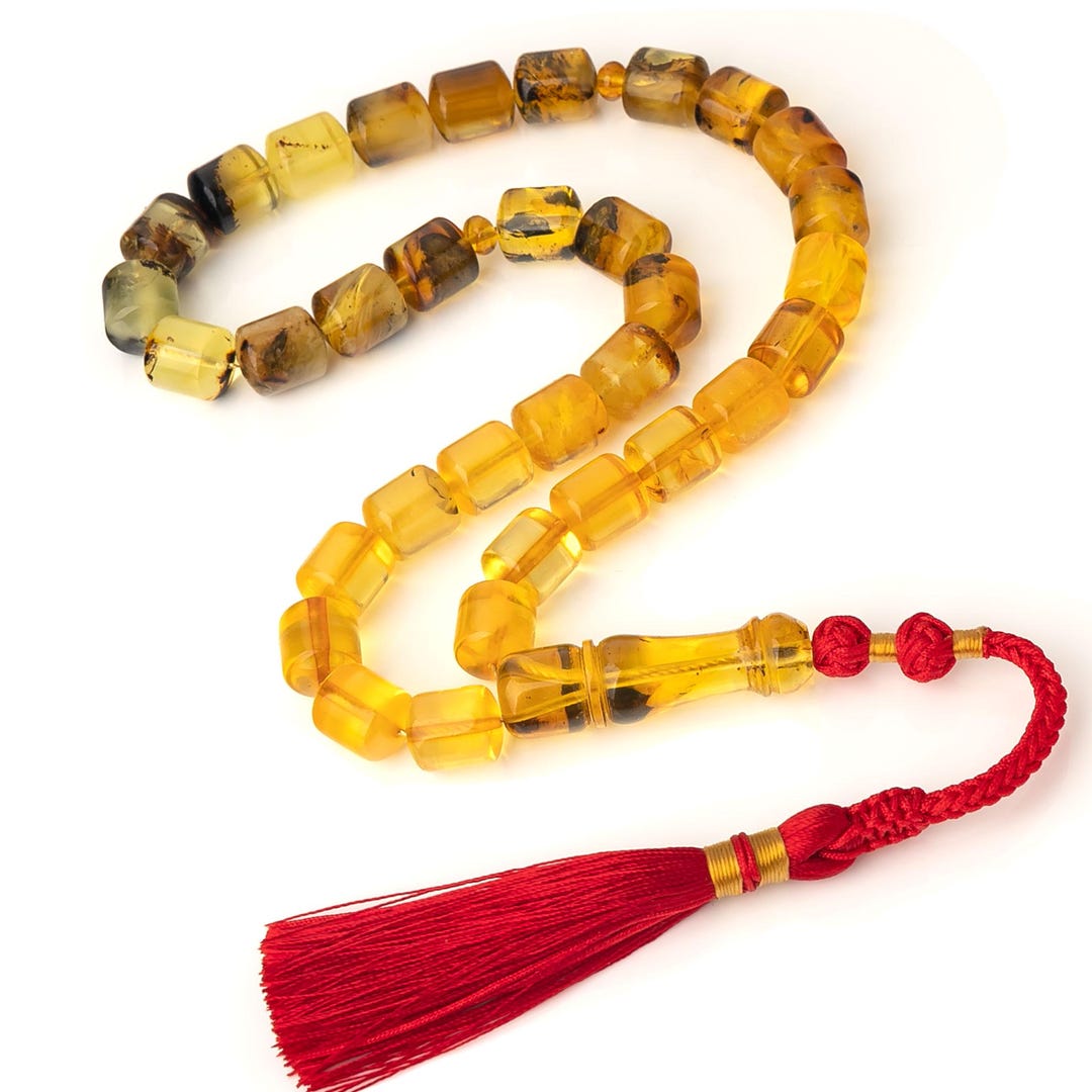 real-amber-tasbih-33-islamic-prayer-beads-42g-handmade-amber-rosary