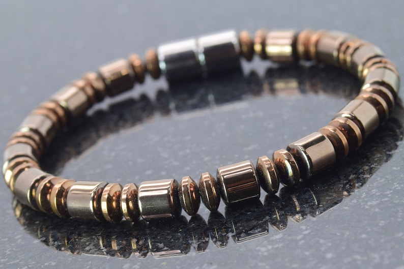 Copper Hematite Braceletextra Strength Bracelet Etsy