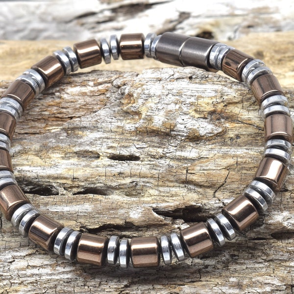 Copper & Silver Healing Magnetic Bracelet Necklace/Increases blood flow and circulation/relieves pain/reduces inflammation/improves sleep