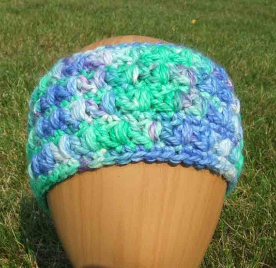 Knit Hand Dyed Alpaca Headband