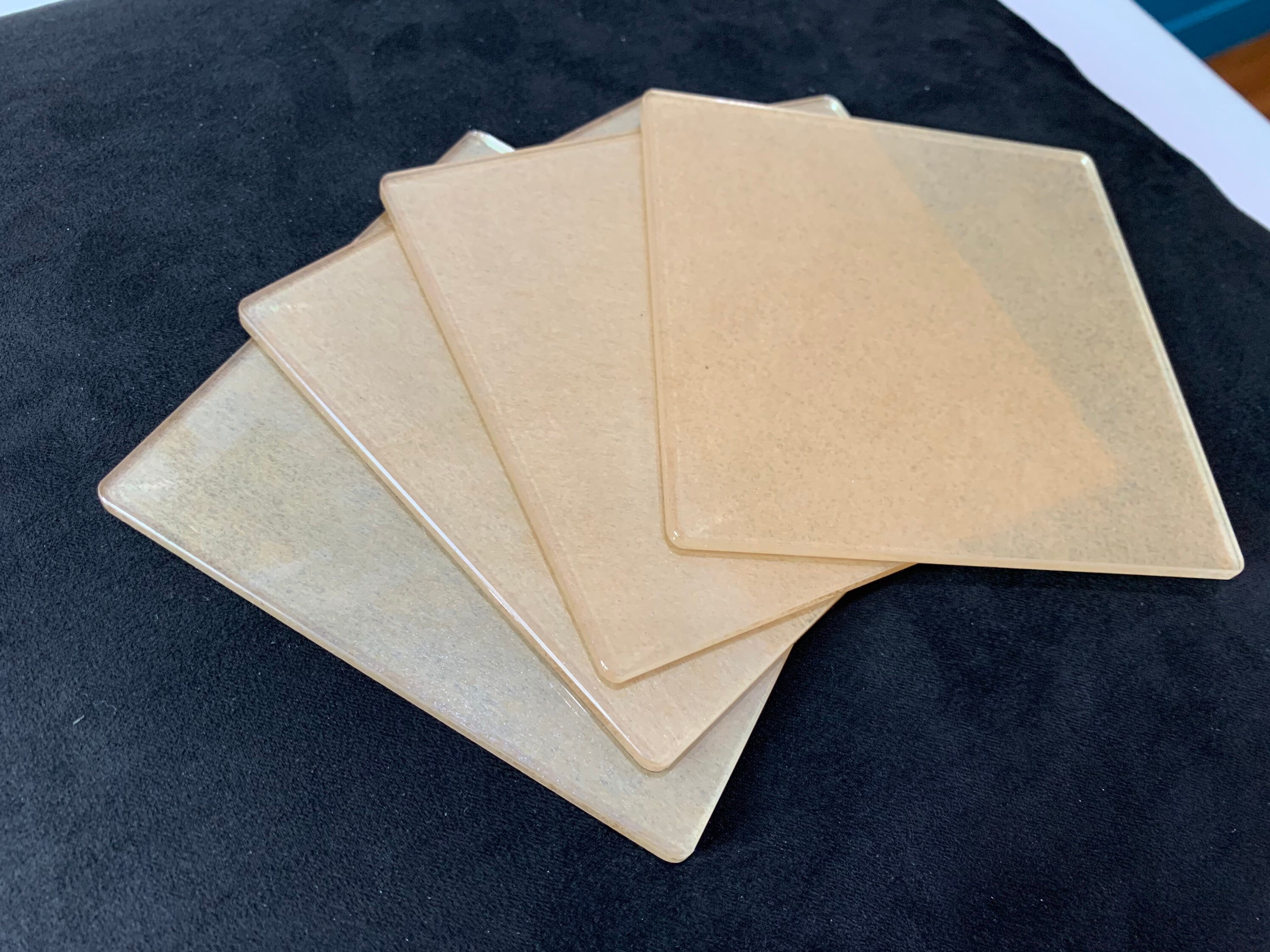 Square Acrylic Blanks for Coasters set of 4 / 1/8 Etsy