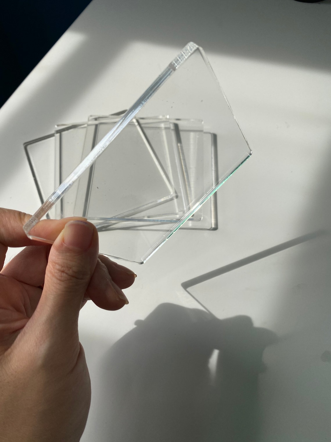 Crafting Acrylic Blanks for Coasters set of 12 / Square Etsy