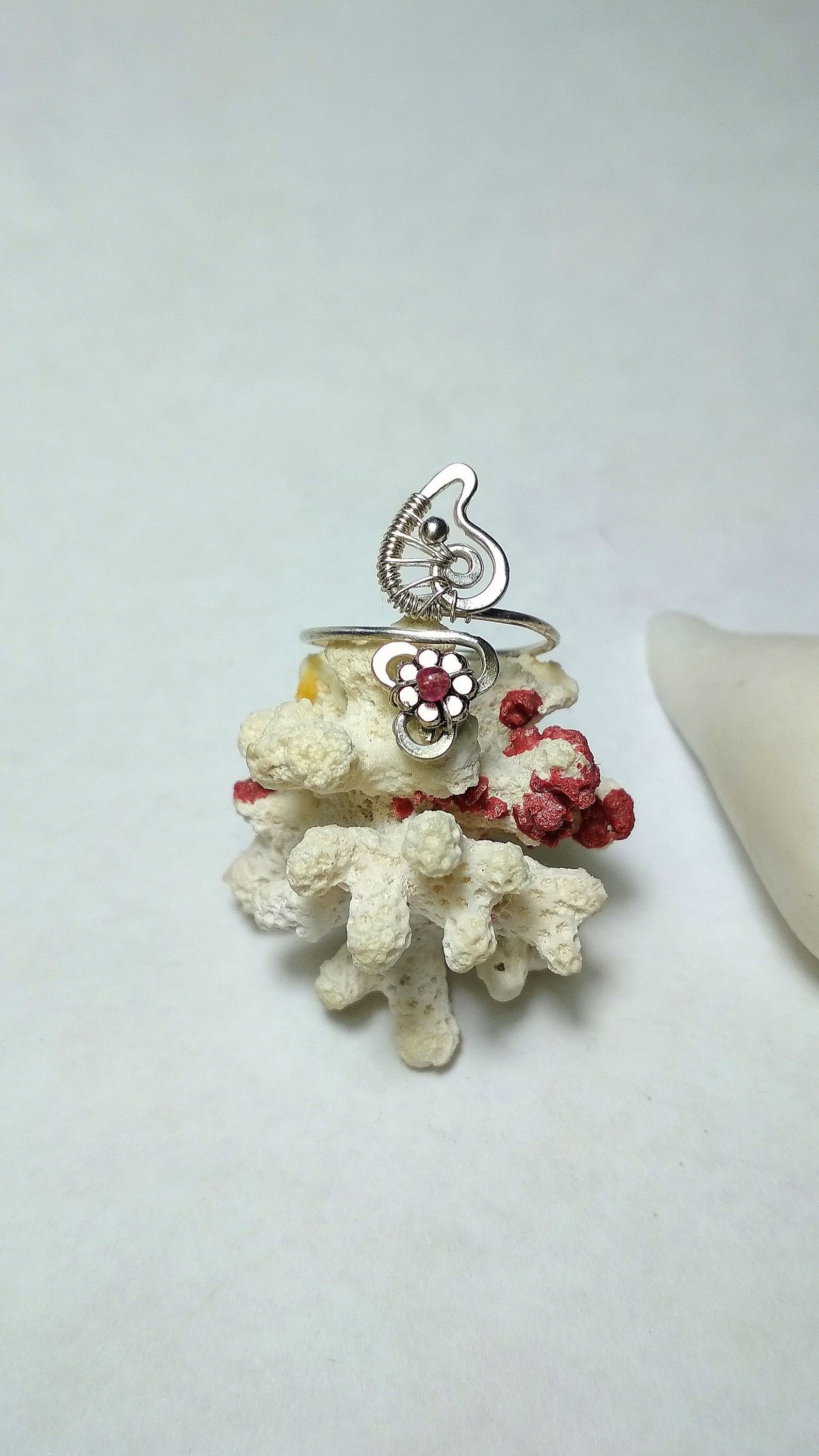 Flower Toe Ring Silver Ring Turquoise Ring Adjustable Ring - Etsy