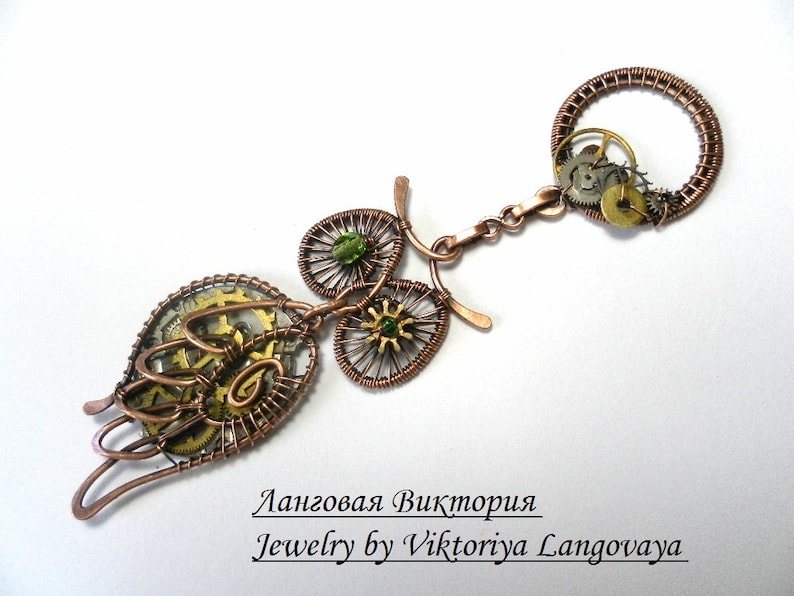 Clockwork Keychains Steampunk Owl Keychain, Owl Jewelry, Clockwork Owl, Steampunk Bird, Owl ...