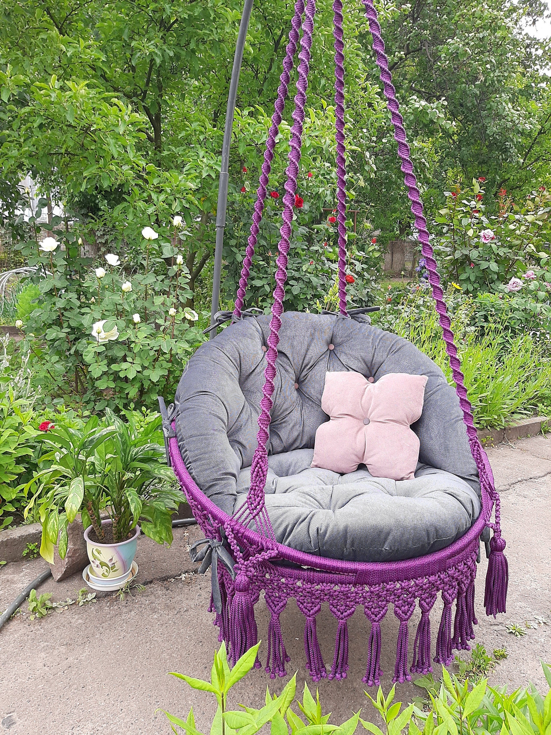 Swing Chair Pink Egg Chair Garden Garden Furniture, Also Called