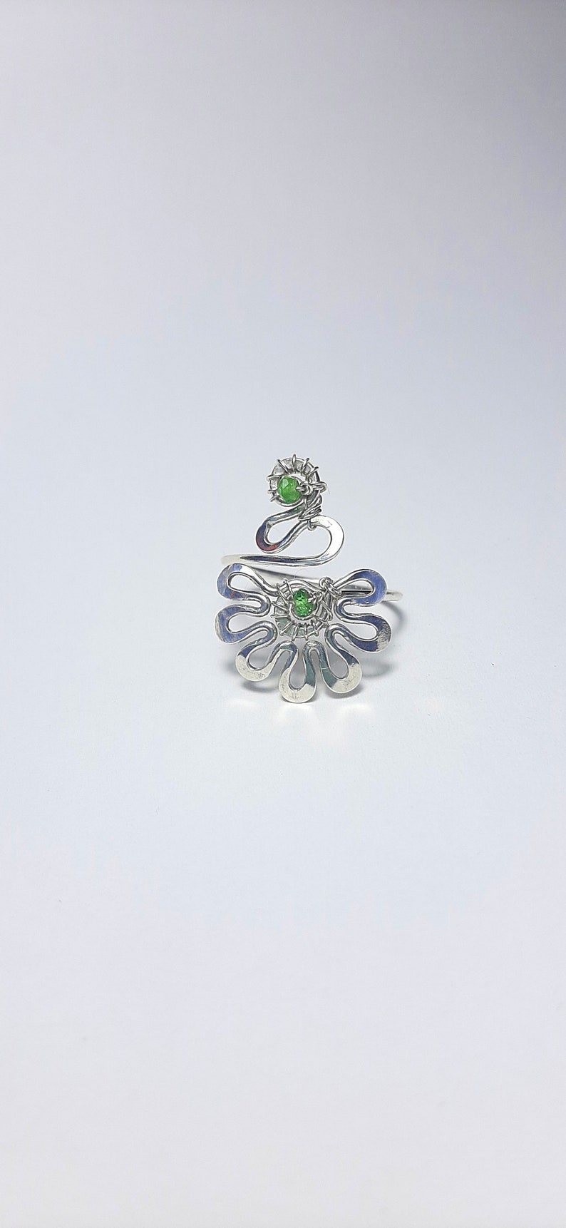 Flower Toe Ring Silver Toe Ring Boho Tiny Ring Adjustable - Etsy