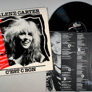 Carlene Carter - Cest C Bon (1983) LP de vinil - PROMO - Mean It For A Minute