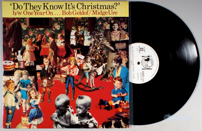 Bandaid Do They Know It's Christmas 1984 Vinyl Etsy