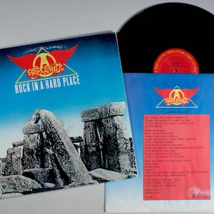 AeroSmith - Rock in a Hard Place (1982) Vinyl LP - PROMO - Lightning Strikes