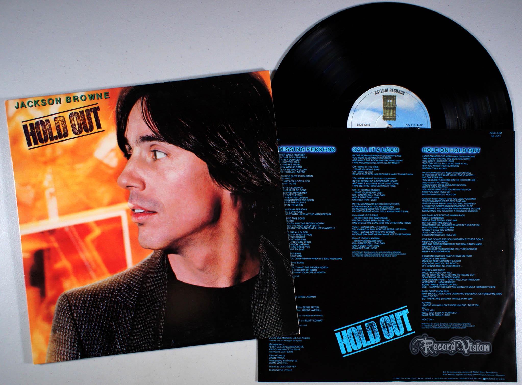 Jackson Browne LP 8枚セット Jackson Browne - Hold Out (1980) Vinyl LP - Boulevard - Etsy