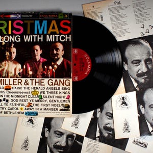 Mitch Miller - Christmas Sing-Along (1958) Vinyl LP + Lyric Inserts - Holiday