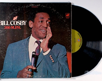 Bill Cosby - 200 MPH (1968) LP de vinilo - Comedia en vivo, Harrah's en Lake Tahoe