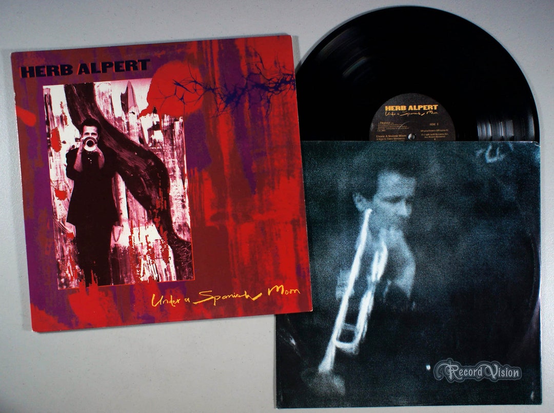 Herb Alpert Under A Spanish Moon 1988 Vinyl LP PROMO I Etsy