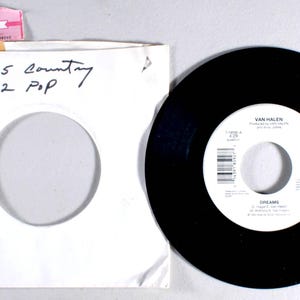 Van Halen - Dreams (7&quot; Single) (1993) Vinyl 45 - Live: Right Here, Right Now